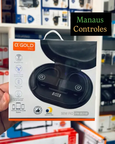 Fone de Ouvido Sem Fio A'gold Bluetooth Versão 5.4v - Promoção 