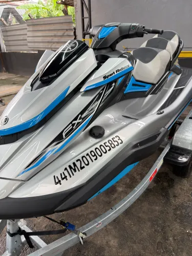 Jet SKY Yamaha fx Ho 1.8 prata 2020 novíssimo troco 