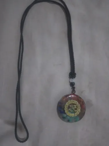Colar de orgonite 7 chacras transmutador 