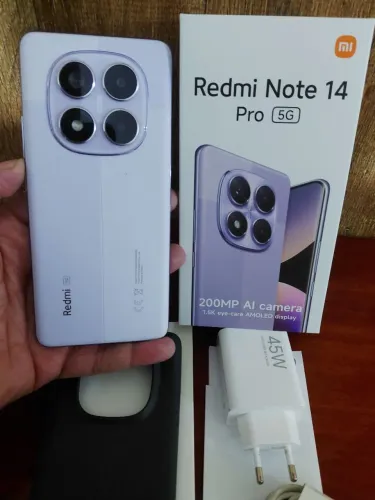 Redmi Note 14 Pro 5G//256 GB//Câm. 200-MP//4K//NFC//Bruto e Completo!!