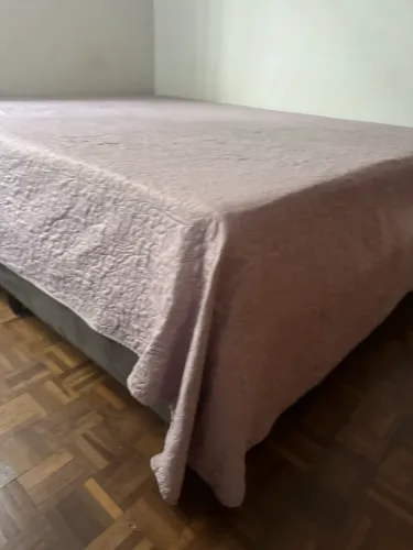 Cama queen size box+colchao