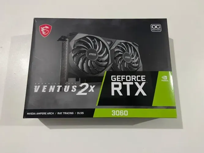 MSI Ventus 2x NVIDIA GEFORCE RTX 3060 12GB DDR6