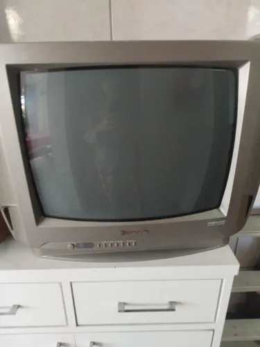TV de Tubo Panasonic 20" PanaBlack - Perfeita para Games Antigos / Retrogaming