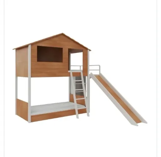 Beliche Cama Casinha com Escorregador Cia do Móvel
