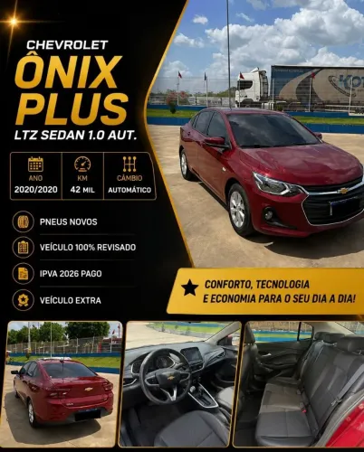 Chevrolet Onix Plus LTZ 1.0 12V TB Flex Aut. 4P 2020