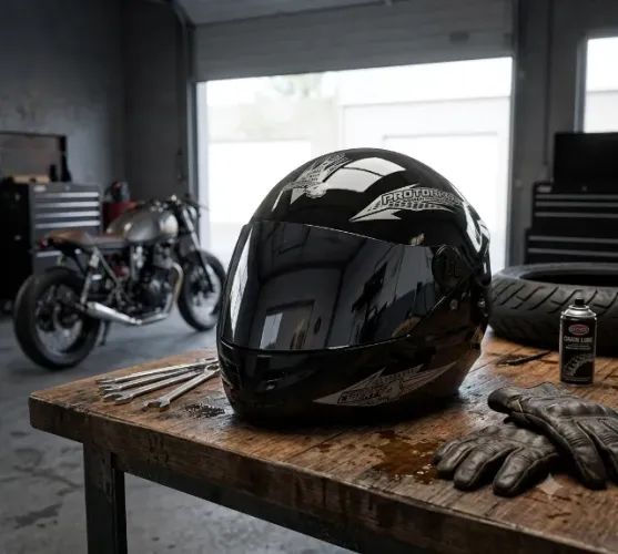 Capacete Pro Tork R8 Fechado Com Viseira Transparente
