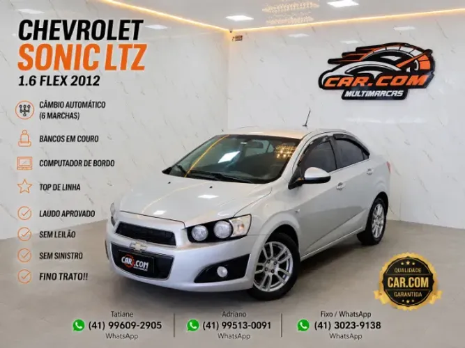 Chevrolet Sonic Sed. LTZ 1.6 16V Flexpower 4P Aut. 2012