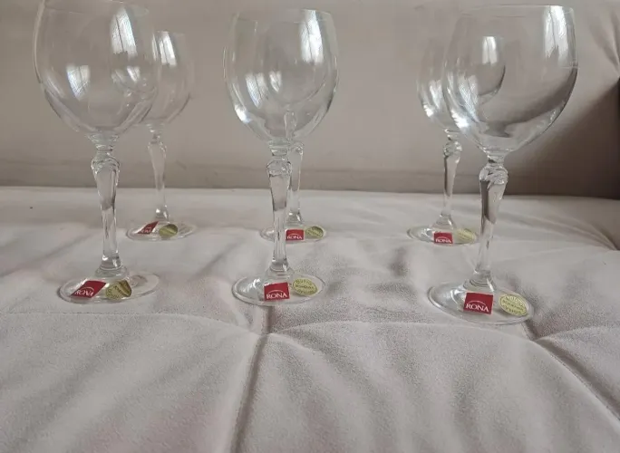 Conjunto 6 taças vinho tinto 250 ml cristal Rona 