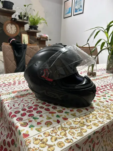 CAPACETE ASX PRETO FOSCO 