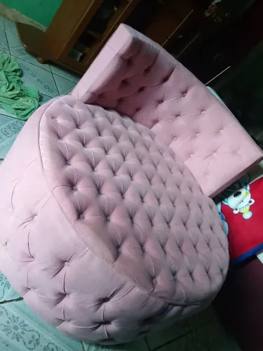 Sofá rosa