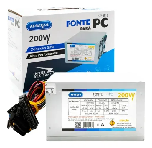 Fonte 200w Knup Lacrada