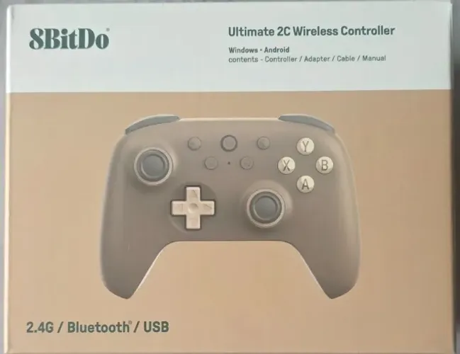Controle Gamer 8bitdo Ultimate 2c - Verde - Marrom - Lacrado - Original