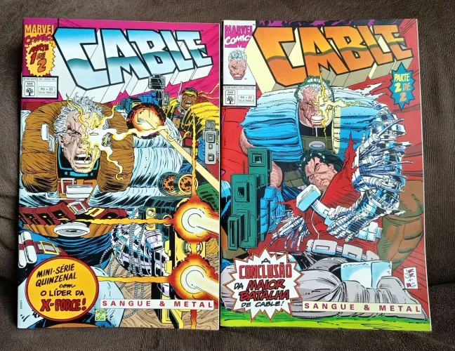 Hqs Marvel Comic Cable vol: 1 e 2