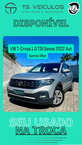 Volkswagen T-Cross Sense 1.0 TSI Flex 5P Aut. 2022