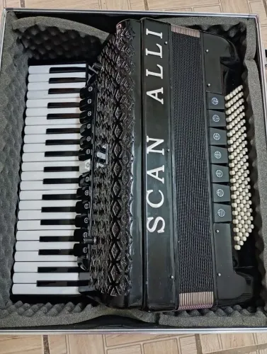 Acordeon sanfona scandalli 120 baixos