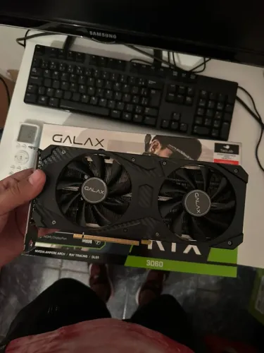 Placa de vídeo GeForce RTX Galax 3060 12GB