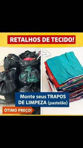 Retalhos para trapo