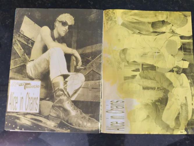 Revista Rock Tradução Alice In Chains Com Poster Ano 1992
