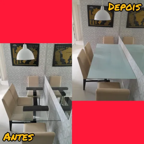 PLOTAGEM DE TAMPO DE MESAS DE VIDRO 