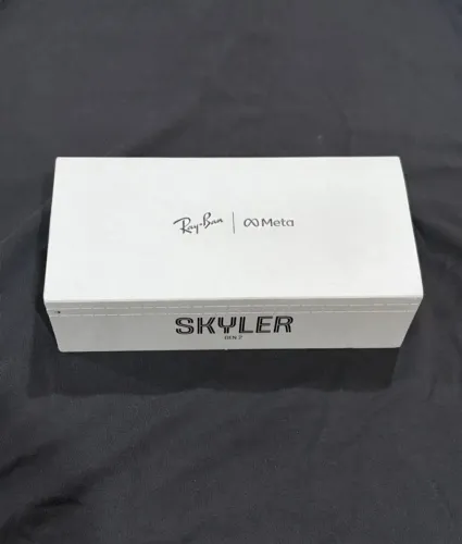 RAY-BAN META SKYLER GEN 2 - PRETO BRILHANTE | GRAFITE POLARIZADO | LACRADO