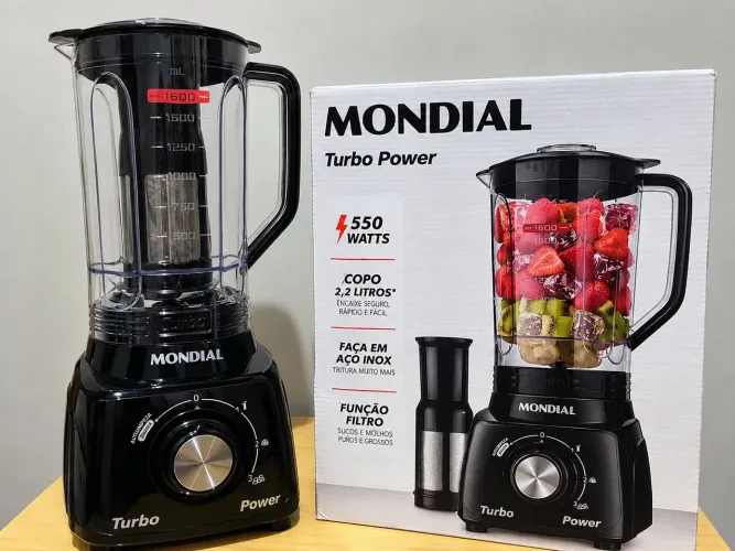 Liquidificador mondial | Novo