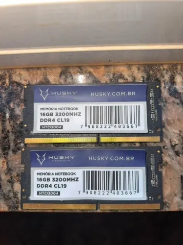 Kit 2 Memórias Ram Para Notebook - Husky 16gb 3200mhz Ddr4