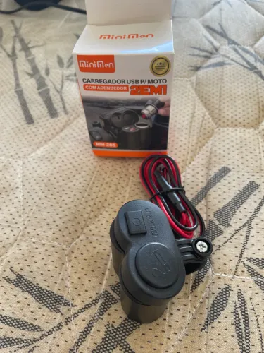 Carregador eficiente para moto