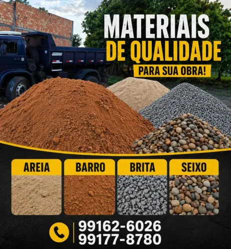 Areia-Barro-Brita-Seixo