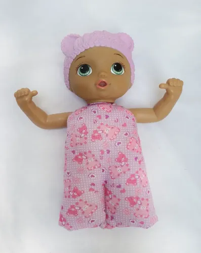 Boneca Baby Alive Naninha Lilás/Morena