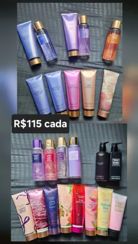 Cremes e bodysplash victoria secrets