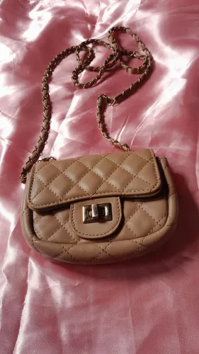 Bolsa mini marrom claro