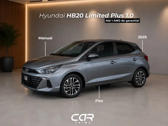 Hyundai HB20 Limited Plus1.0 Flex 12V Mec. 2025