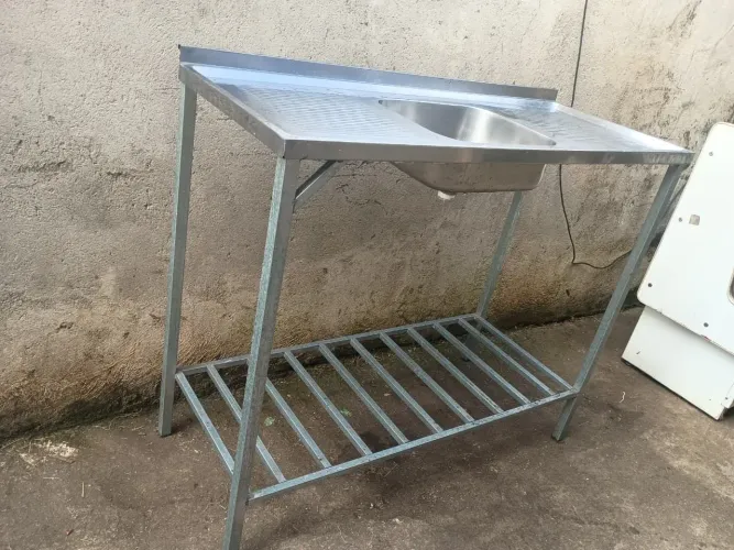 Pia de inox industrial