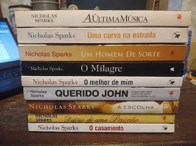 9 Livros Nicholas Sparks !!!!!!!!!!!!!!!!!!!!!!!!
