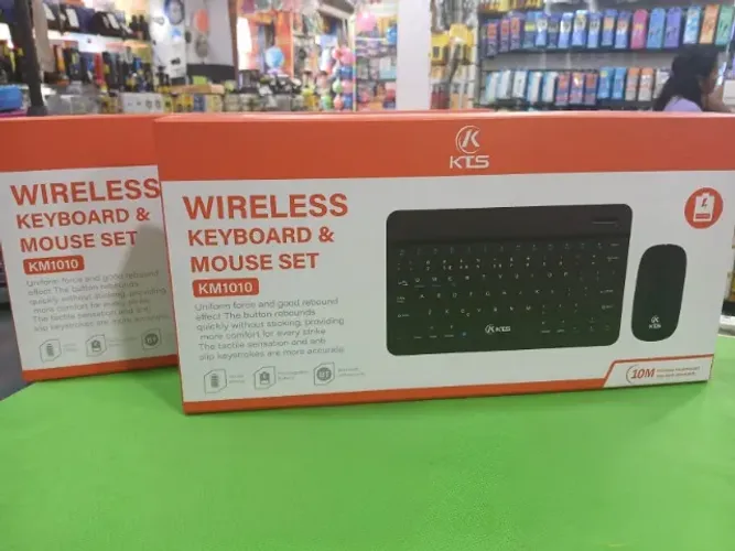 Teclado e Mouse Sem Fio Bluetooth - Entrega Grátis 