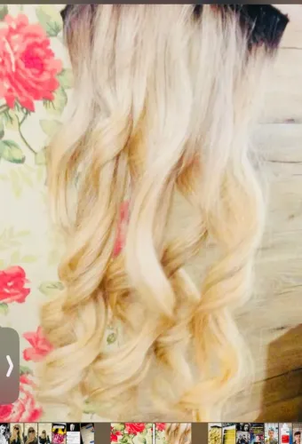 Cabelo Humano loiro 
