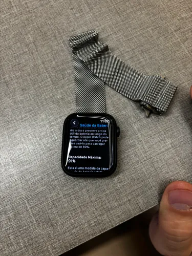 Apple Watch Series 8 45mm - Impecável - Bateria 91% (Raridade)