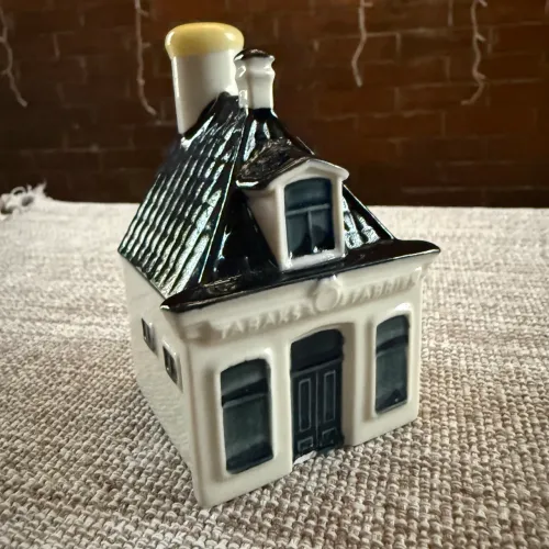 Casinha garrafinha de porcelana KLM deft Blue Bols