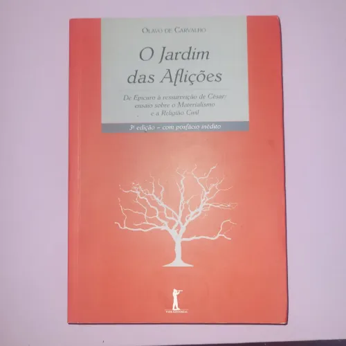 Vendo Livro "O Jardim das Aflições" Olavo de Carvalho