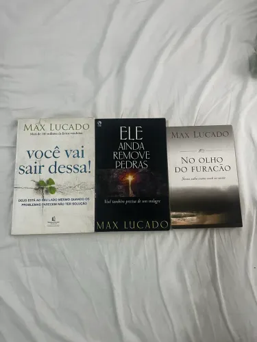 3 livros Max Lucado