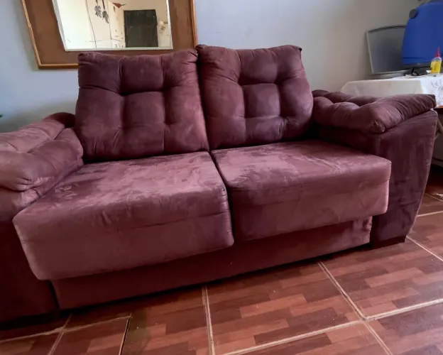 Vendo sofá 2 lugares extensível