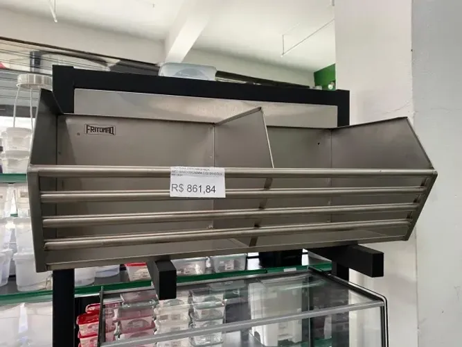 Fruteira Fritomaq Inox Med.800X300X280MM C/02 Divisões