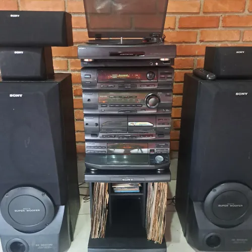 Aparelho de som sony LBT N555 completo