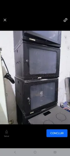 Rack Intelbras 8u Com Chave Semi-novo