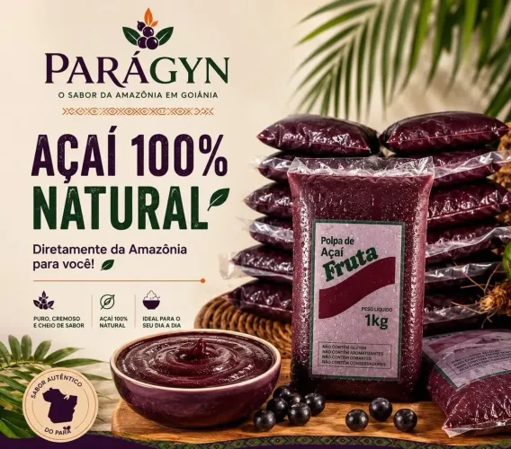 Polpa do açaí pura