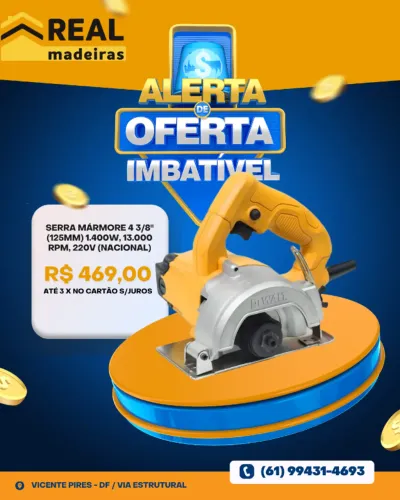 SERRA MÁRMORE 4 3/8? (125 mm) 1.400W DEWALT