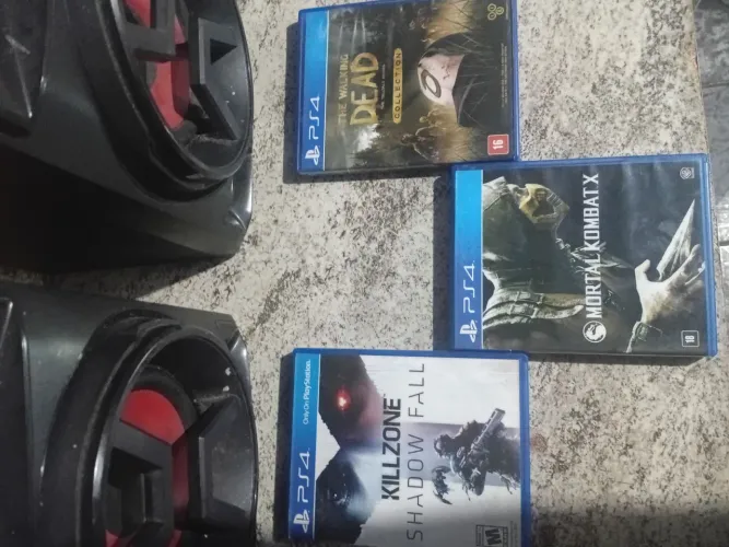 Kit 3 Jogos PS4 Originais - Mortal Kombat X, Killzone e The Walking Dead!