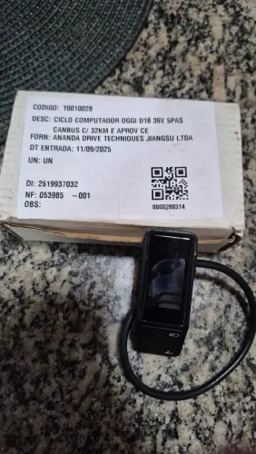Ciclocomputador Oggi Razzo T110 com defeito, apenas para aproveitar a carcaça