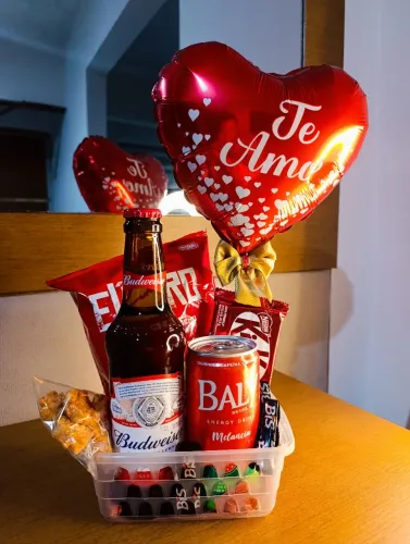 Kit dia dos pais, bebidas + aperitivos e chocolates Premium
