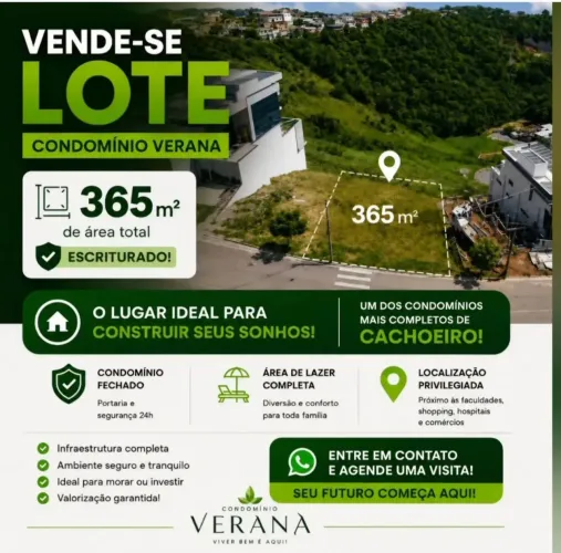 Vende-se lote condomínio Verana
